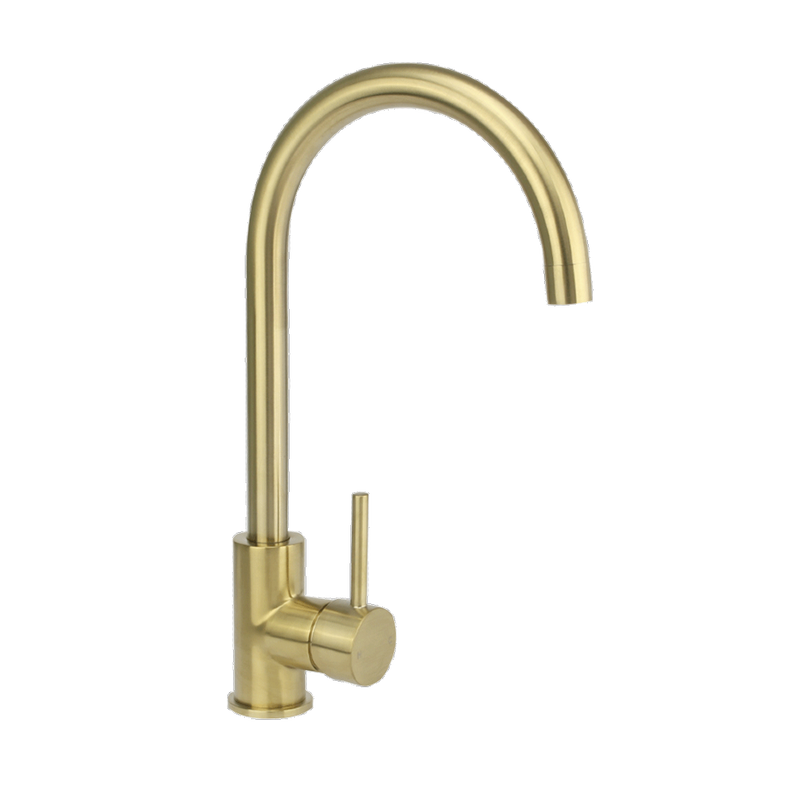 2023 Matte black goose neck  gunmetal Brushed gold burnished copper stainless steel kitchen mixer