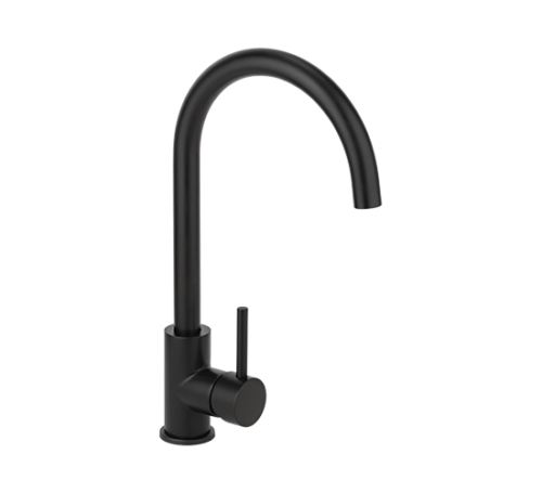 2023 Matte black goose neck  gunmetal Brushed gold burnished copper stainless steel kitchen mixer