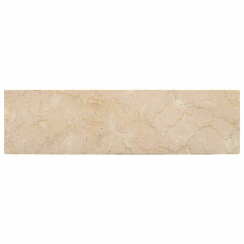 2021 Hand Crafted Marble Nature stone wash basin Cream wall hung 500*350*120 mm