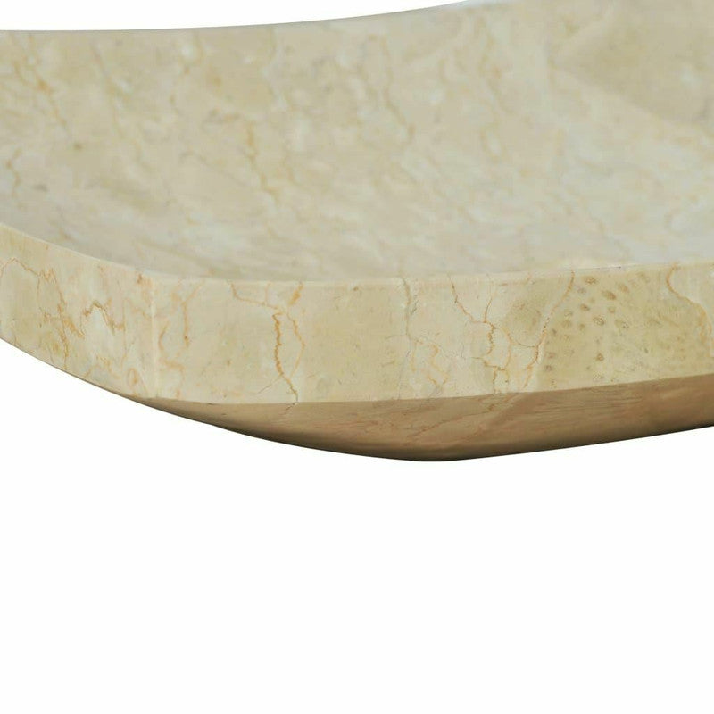 2021 Hand Crafted Marble Nature stone wash basin Herm??s Cream 500*350*120 mm