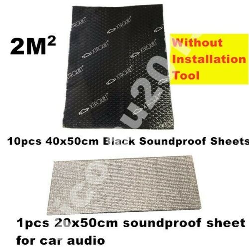 20% THICKER 2M - 8M Butyl Sound Deadener Roll  Sound Proofing vs dynamat pingjing