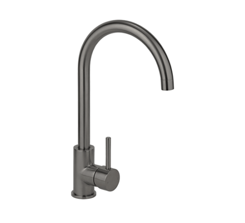 2023 Goose Neck Brushed Nickel stainless steel Copper rose gold Gunmetal swivel kitchen tap mixer Gold