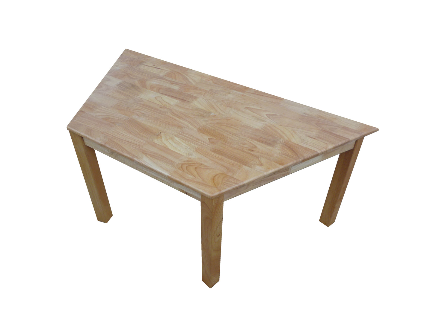 Trapezoidal Table 120 Rubber Wood