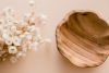 Flower Wooden Bowl