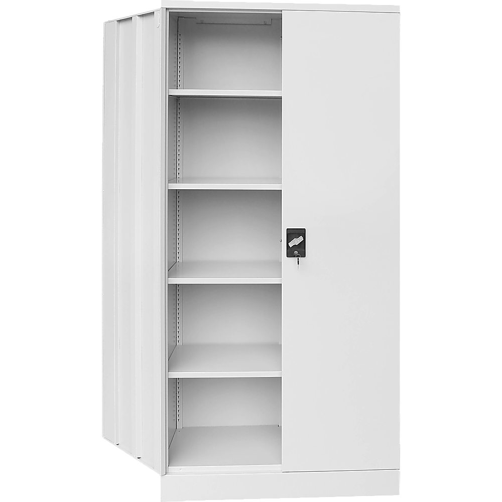 Two-Door Shelf Office Gym Filing Storage Locker Cabinet Safe