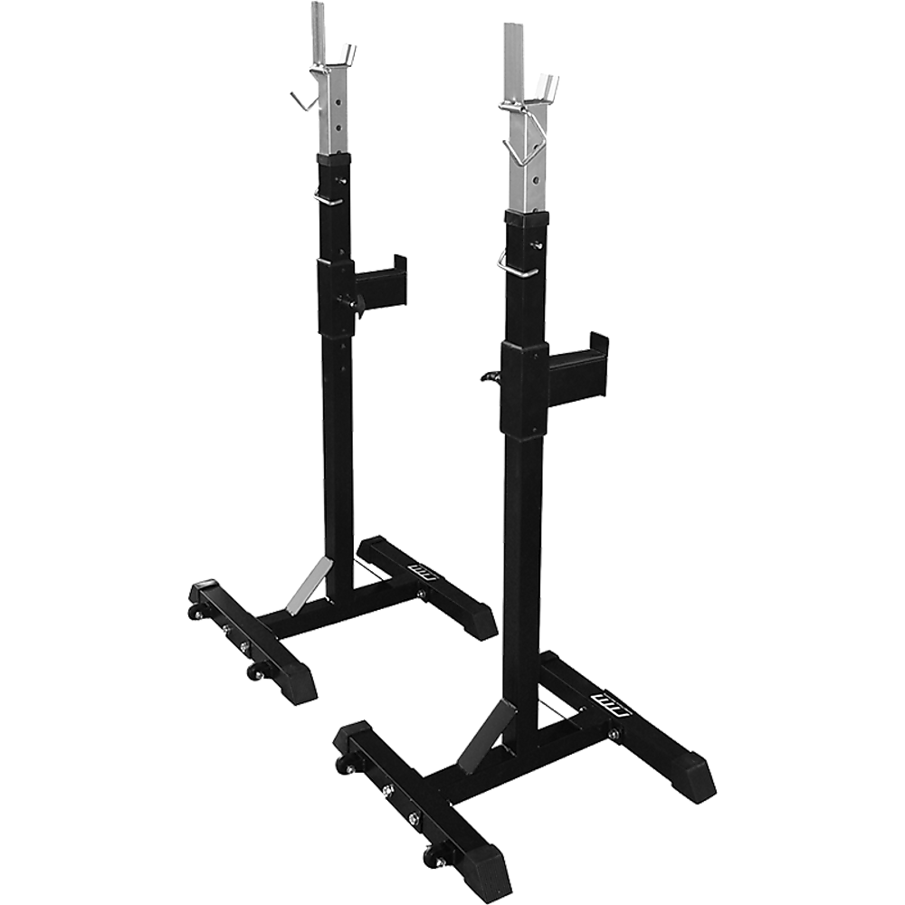 Squat Rack Stand Pair Bench Press Weight Lifting Barbell