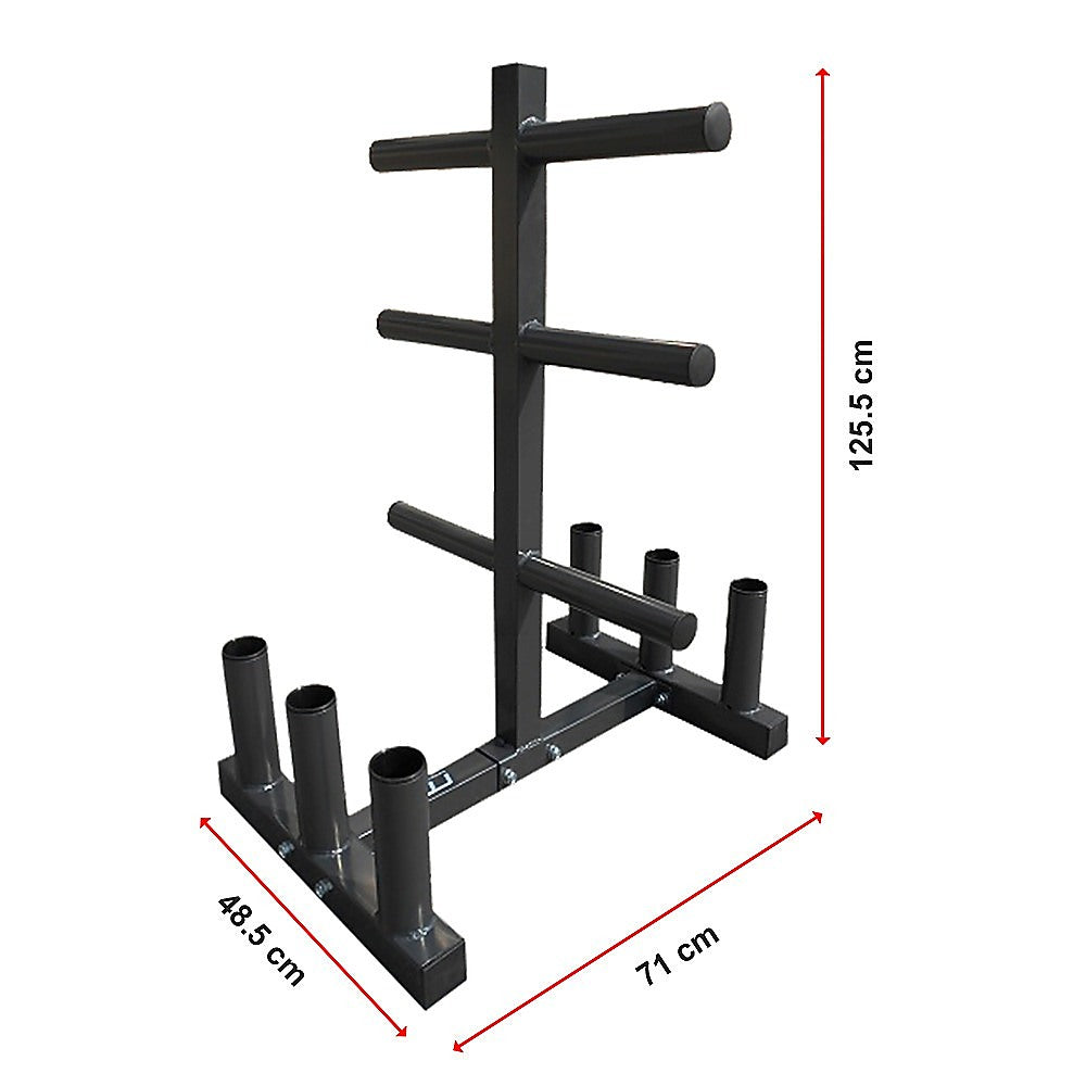 Olympic Weight Tree Bar Rack Holder Storage