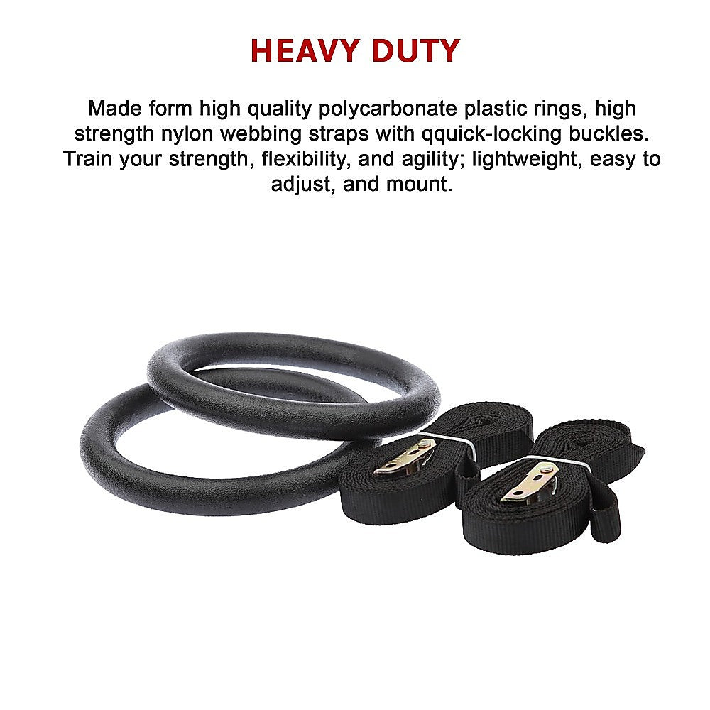 Gym Rings Hoop Gymnastic Exercise Training Fit