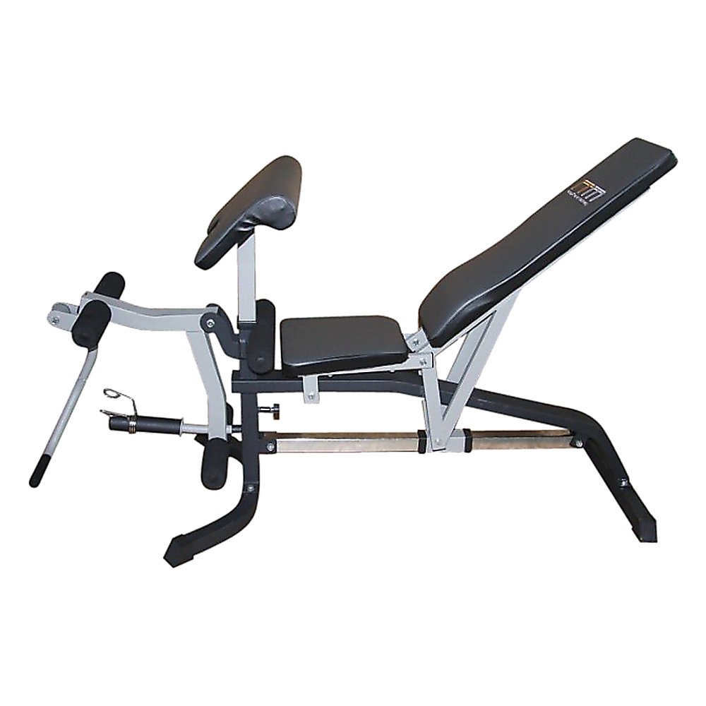 FID Flat Incline Decline Bench Press w/ Leg Extension