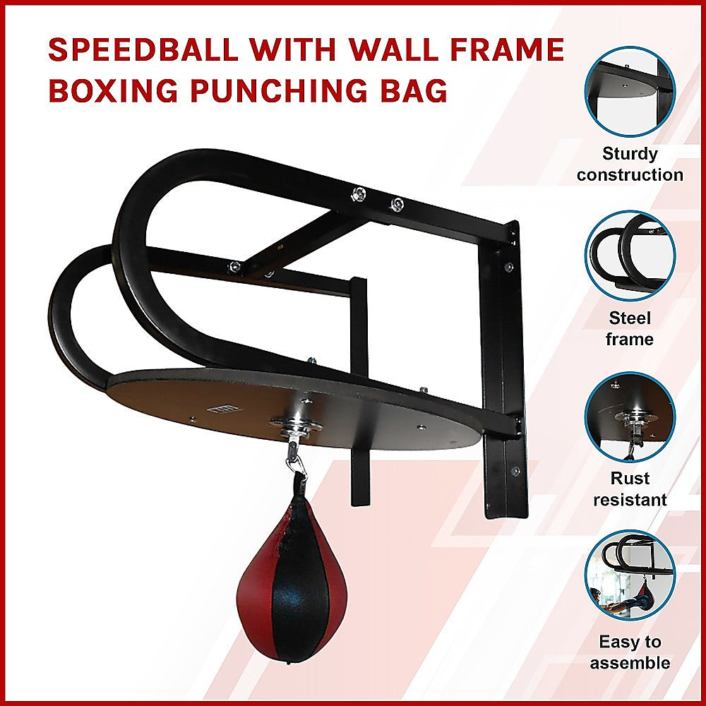 Speedball with Wall Frame Boxing Punching Bag