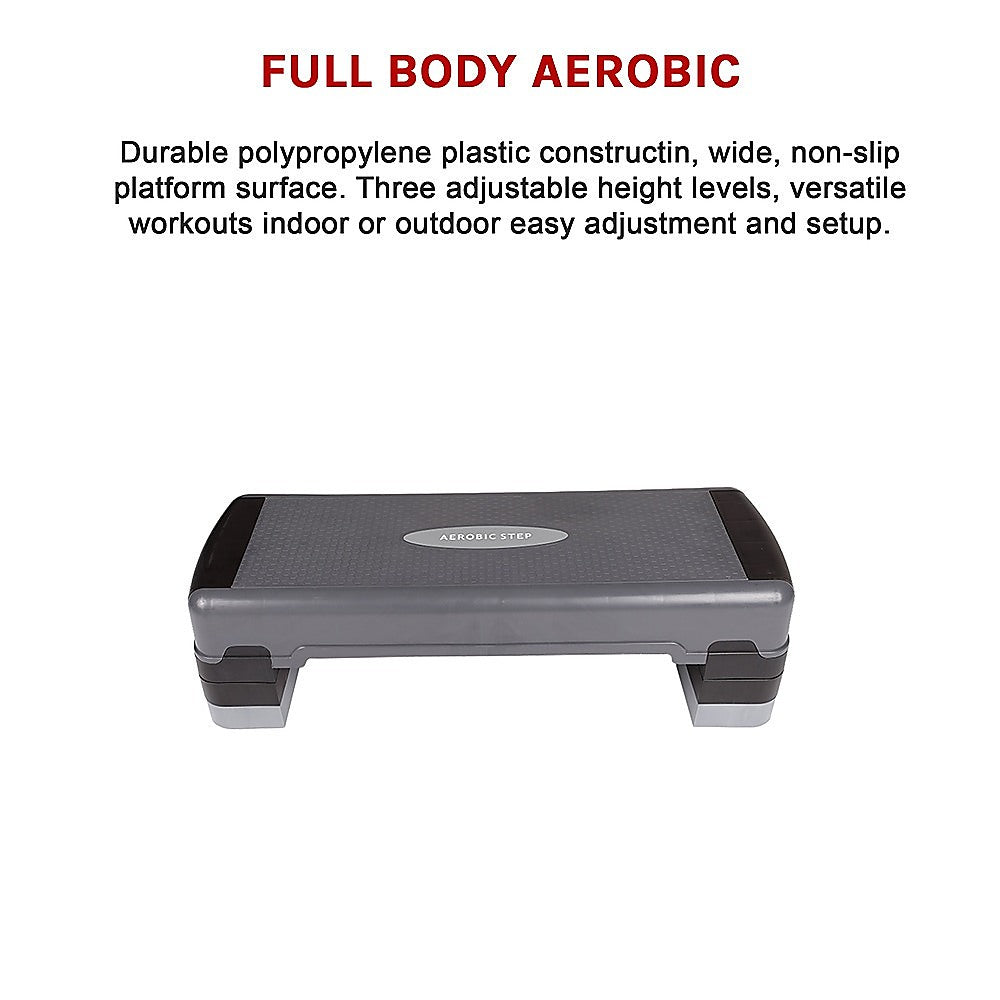 Adjustable Aerobic Step Gym Exercise Fitness Workout