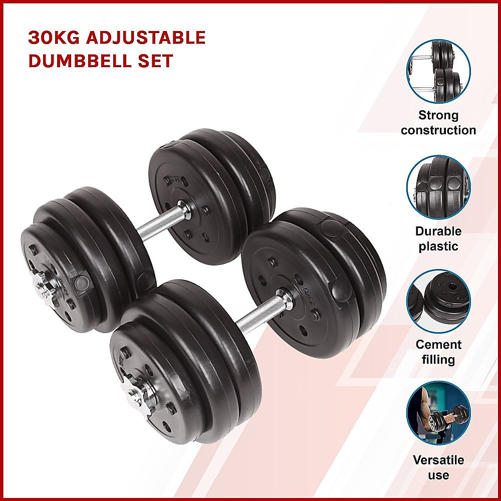 30KG Adjustable Dumbbell Set