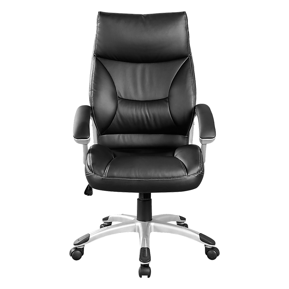 PU Leather Office Chair Executive Padded Black