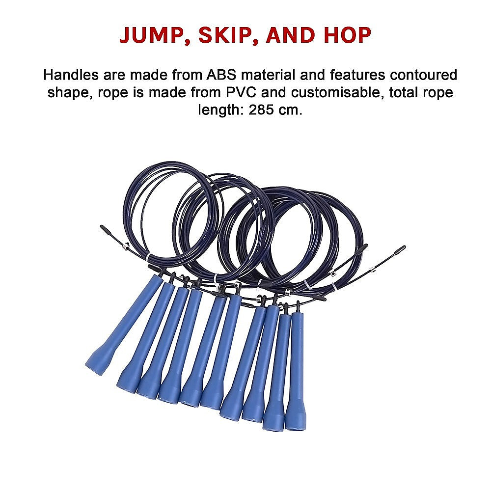 5x Cross-Fit Speed Skipping Rope Wire