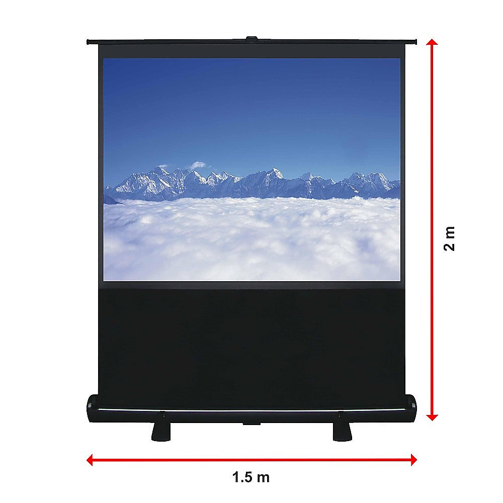 100" Pull Up Portable Office Projection Screen