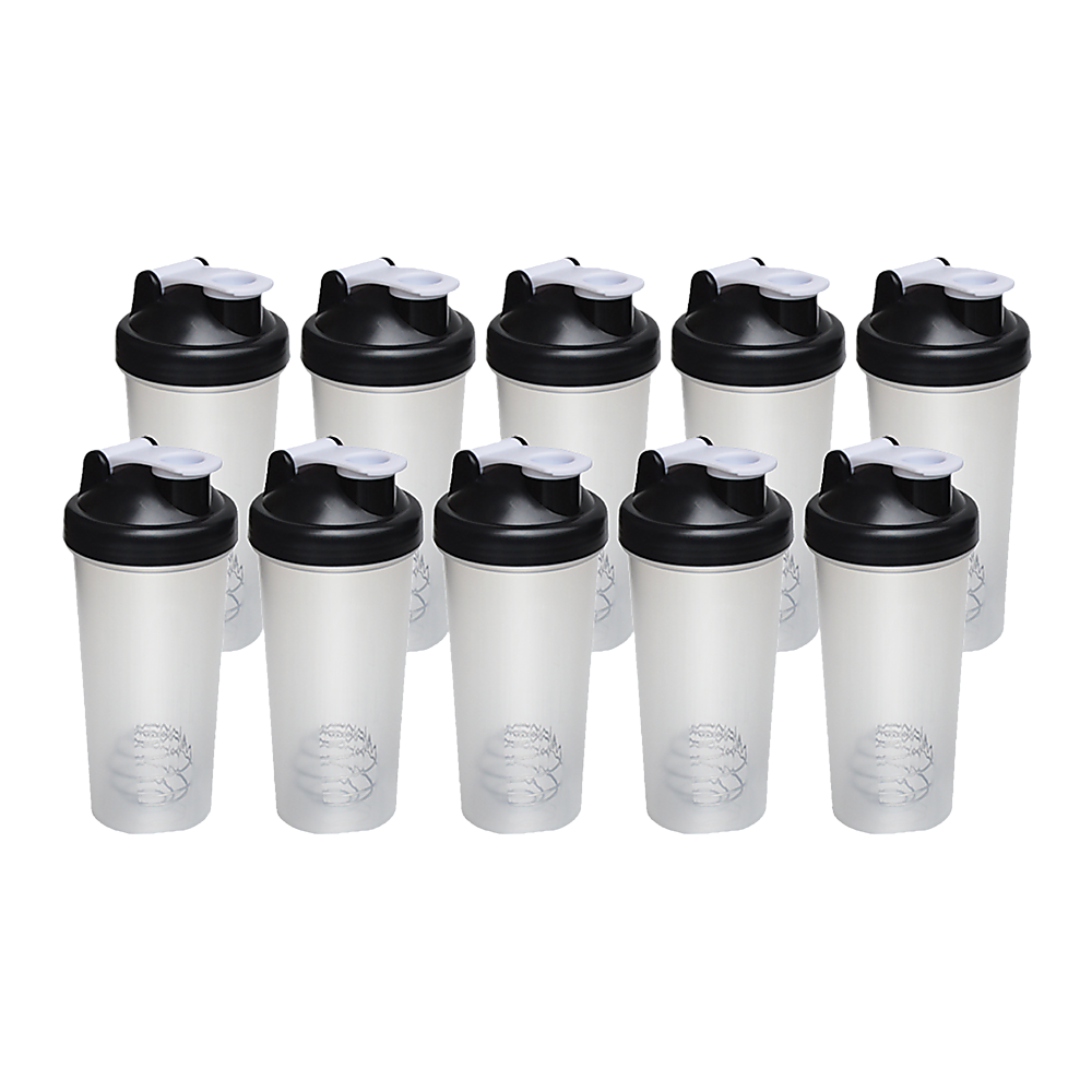 10x Shaker Bottles Protein Mixer Gym Sports Drink