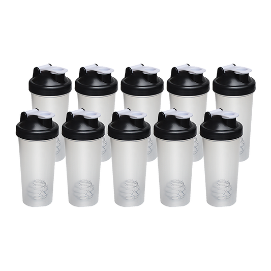 10x Shaker Bottles Protein Mixer Gym Sports Drink