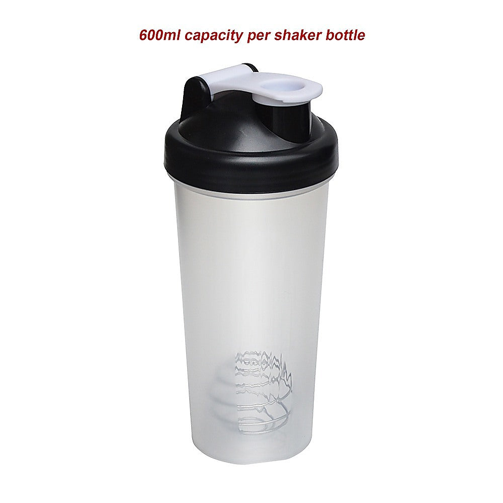 10x Shaker Bottles Protein Mixer Gym Sports Drink