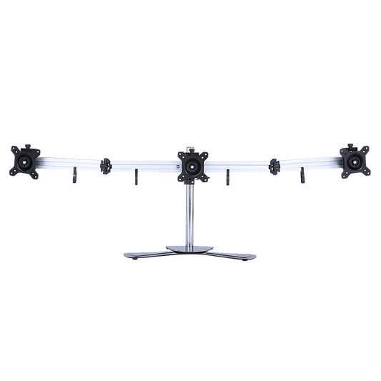 Triple Tilt LCD Monitor Mount Freestanding Desktop Stand