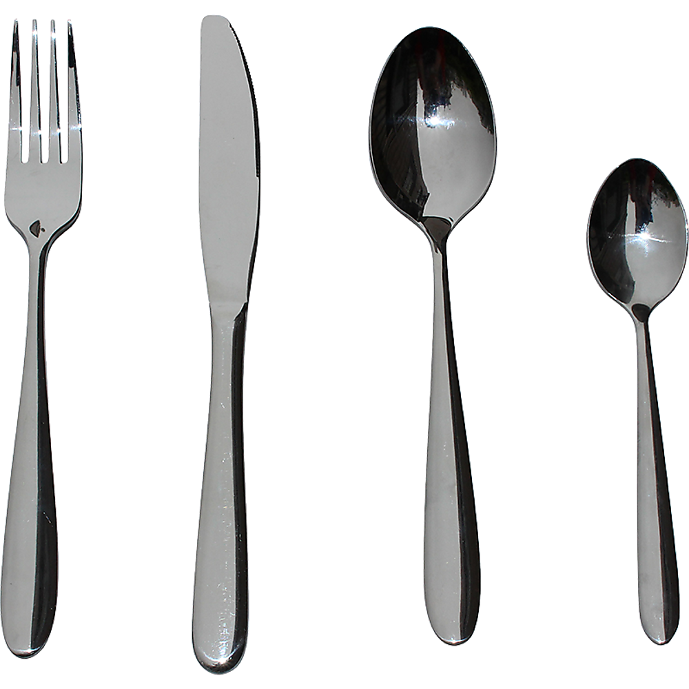 32 Piece Stainless Steel Cutlery Set Knives Fork Spoon Teaspoon