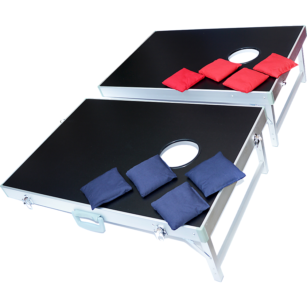 Bean Bag Toss Cornhole Game Set Aluminium Frame Portable Design