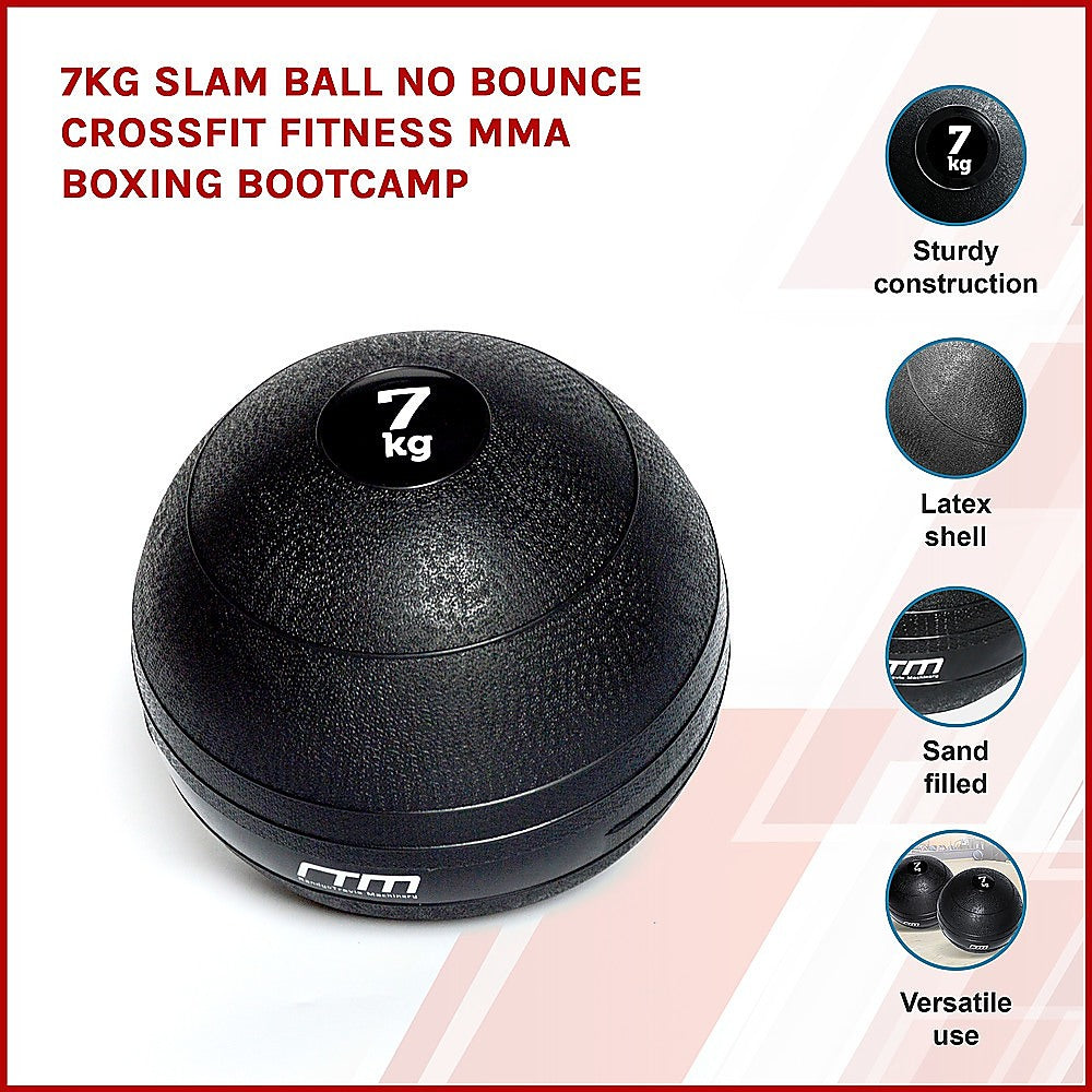 7kg Slam Ball No Bounce Crossfit Fitness MMA Boxing BootCamp