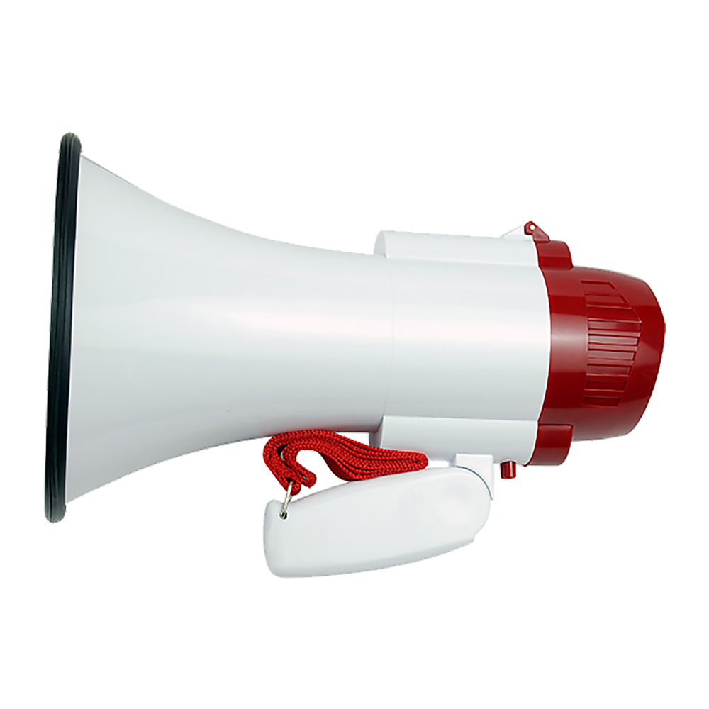 Audio Megaphone 25Watt Bull Horn with Siren