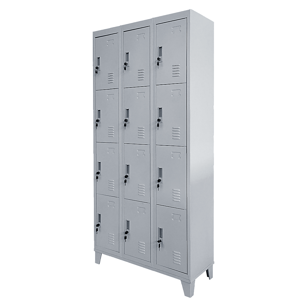 Twelve-Door Office Gym Shed Storage Locker