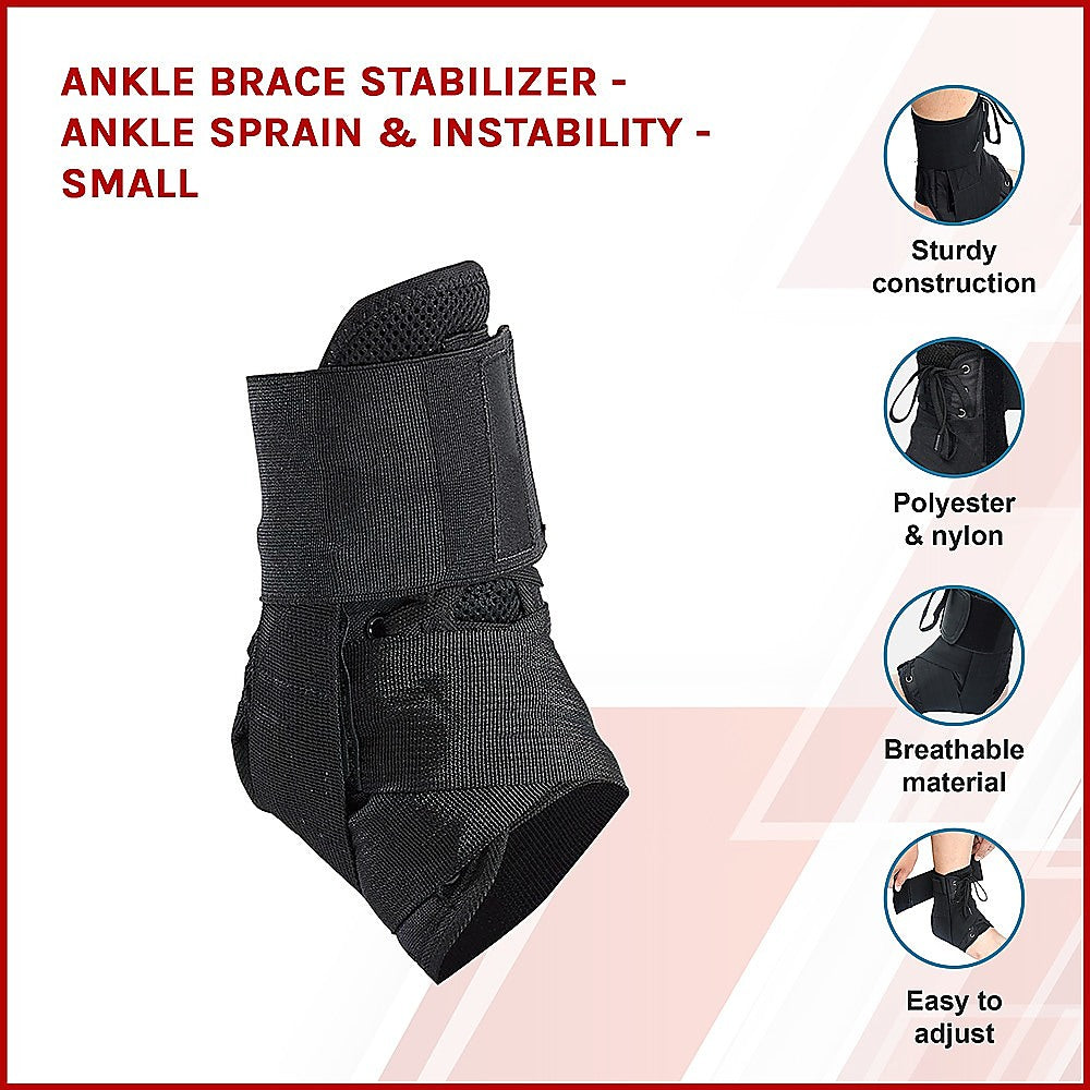 Ankle Brace Stabilizer - Ankle sprain & instability - SMALL