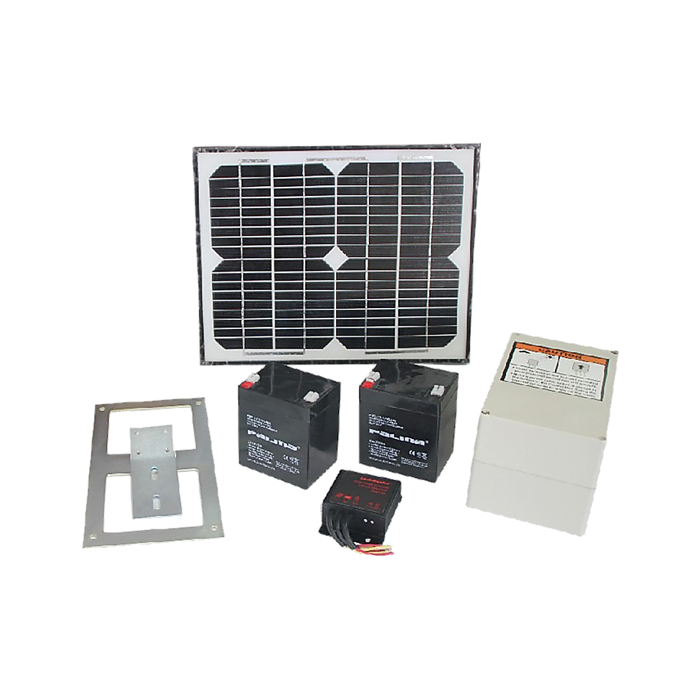 1000KG 10W Solar Double Swing Auto Motor Remote Gate Opener