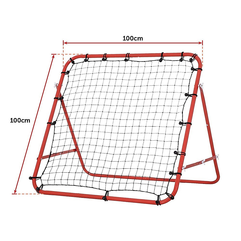 Soccer Rebound Net Sports Trainer Rebounder Football Game Practice Training Goal