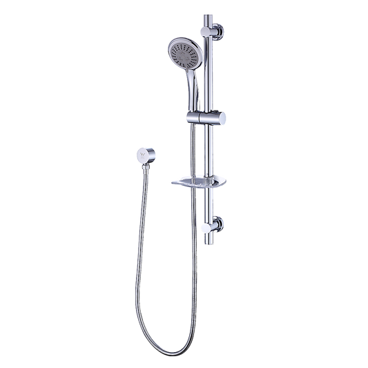 Hand Held Shower Rail Soap Dish Bathroom Set