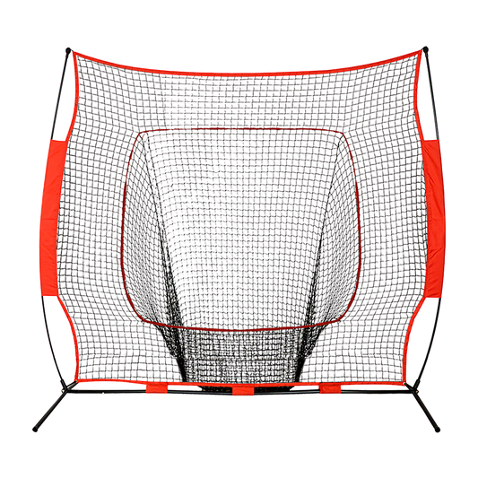 Portable Baseball Training Net Stand Softball Practice Sports Tennis