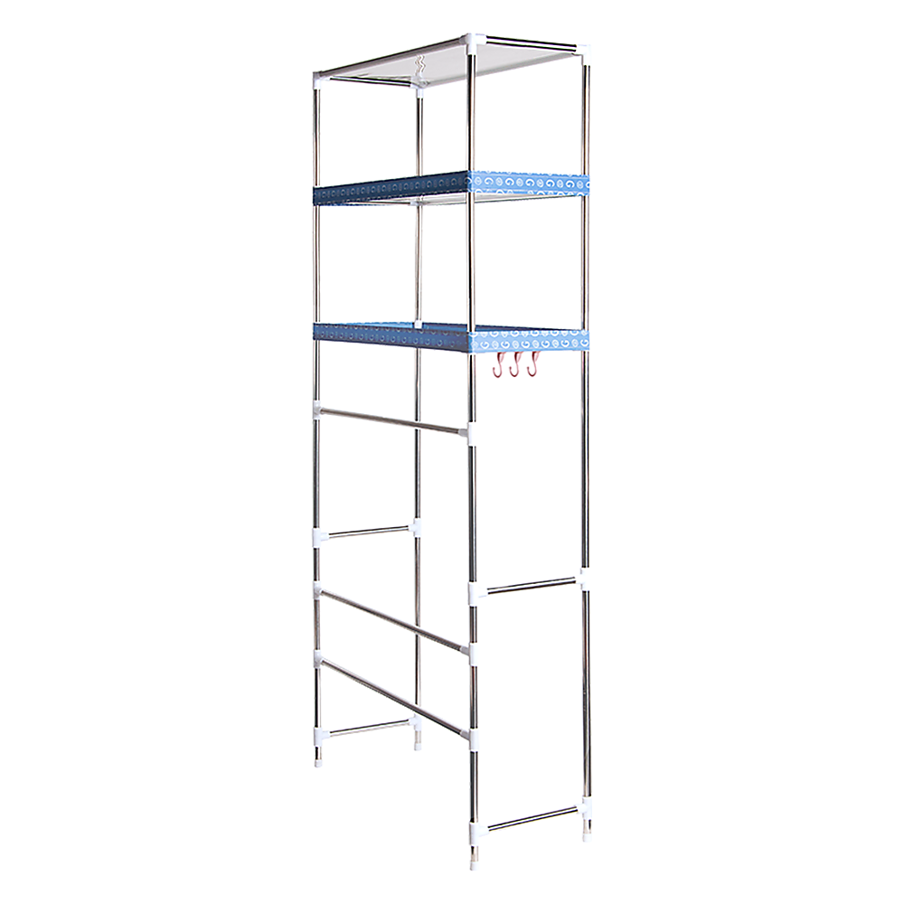 Storage Shelves Shelf 3 Tier Rack Portable Laundry Stand Unit Organiser