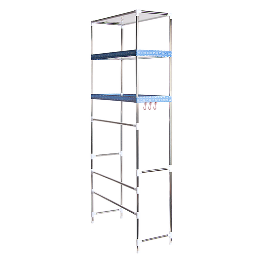 Storage Shelves Shelf 3 Tier Rack Portable Laundry Stand Unit Organiser