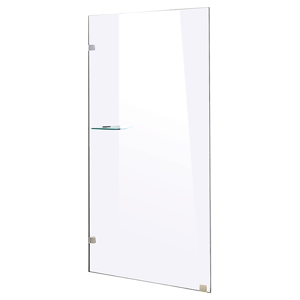 900 x 2100mm Frameless 10mm Safety Glass Shower Screen