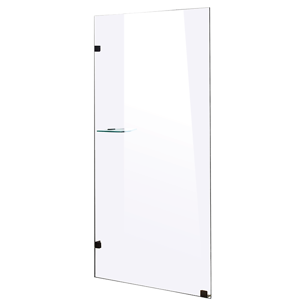 800 x 2000mm Frameless 10mm Safety Glass Shower Screen