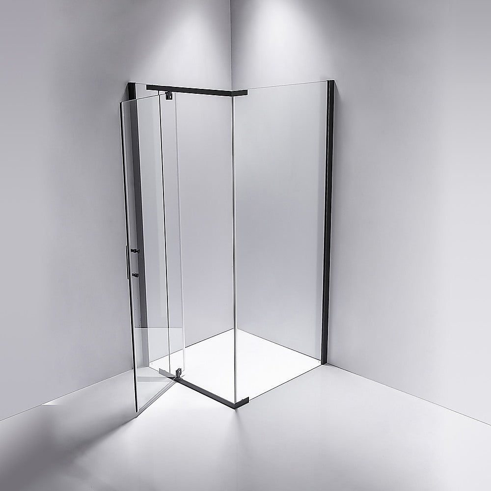 Shower Screen 900x900x1900mm Framed Safety Glass Pivot Door By Della Francesca