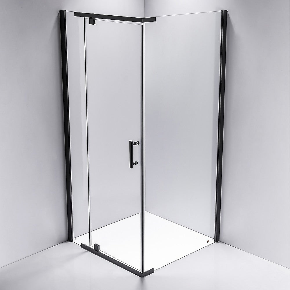 Shower Screen 1000x800x1900mm Framed Safety Glass Pivot Door By Della Francesca