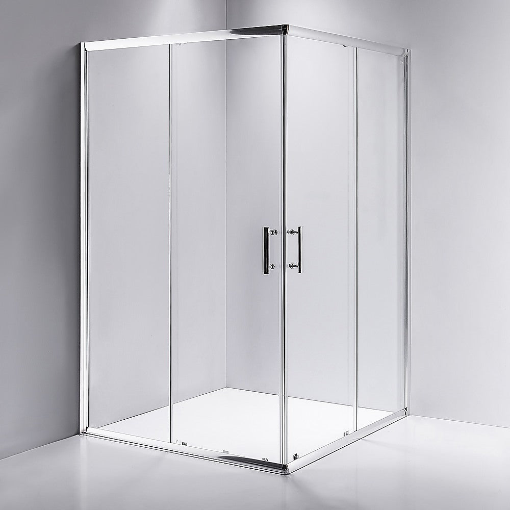 1200 x 1200mm Sliding Door Nano Safety Glass Shower Screen By Della Francesca