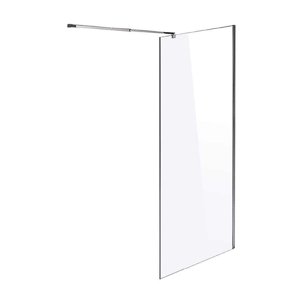 1100 x 2100mm Frameless 10mm Safety Glass Shower Screen