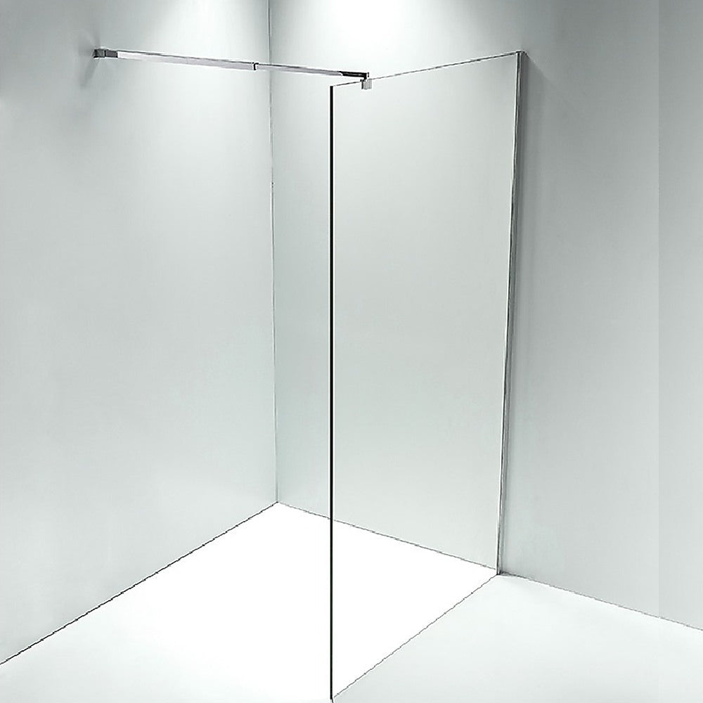 1200 x 2100mm Frameless 10mm Safety Glass Shower Screen