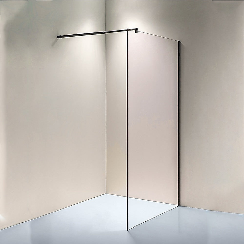 1100 x 2100mm Frameless 10mm Safety Glass Shower Screen