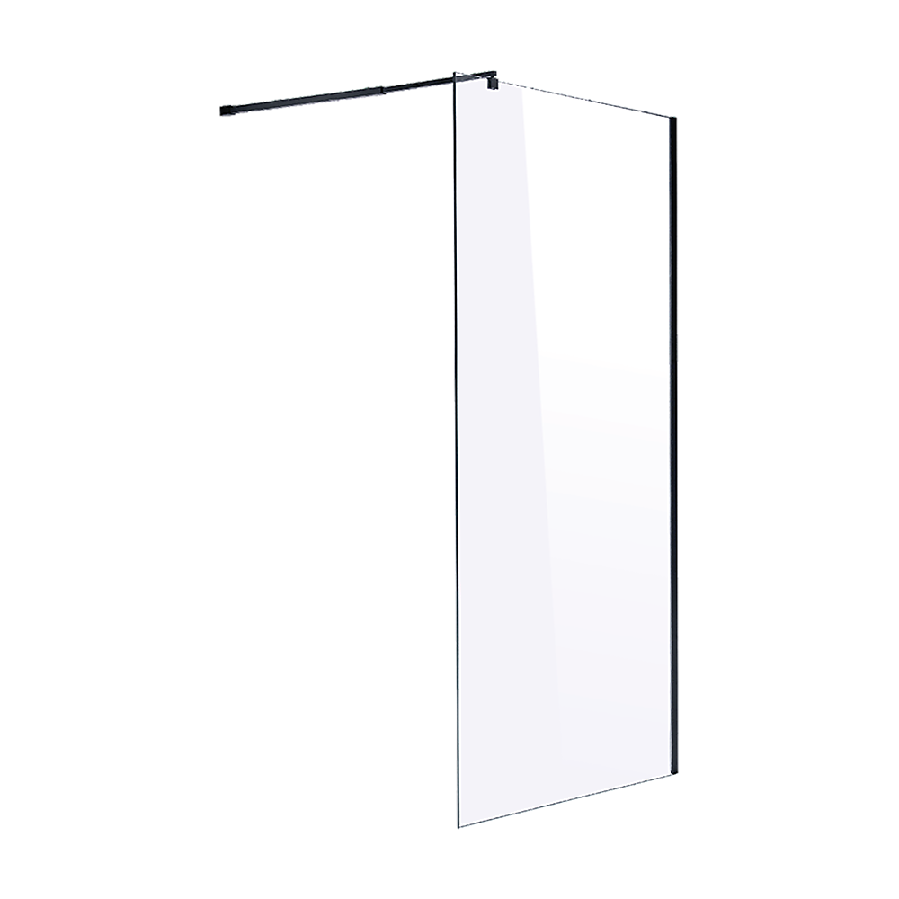 1200 x 2100mm Frameless 10mm Safety Glass Shower Screen