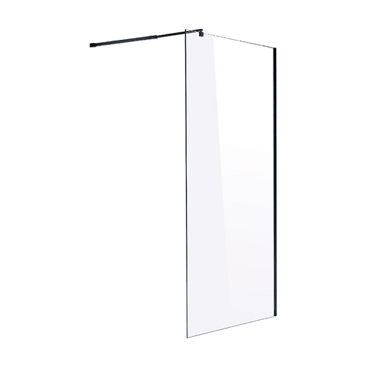 1100 x 2000mm Frameless 10mm Safety Glass Shower Screen