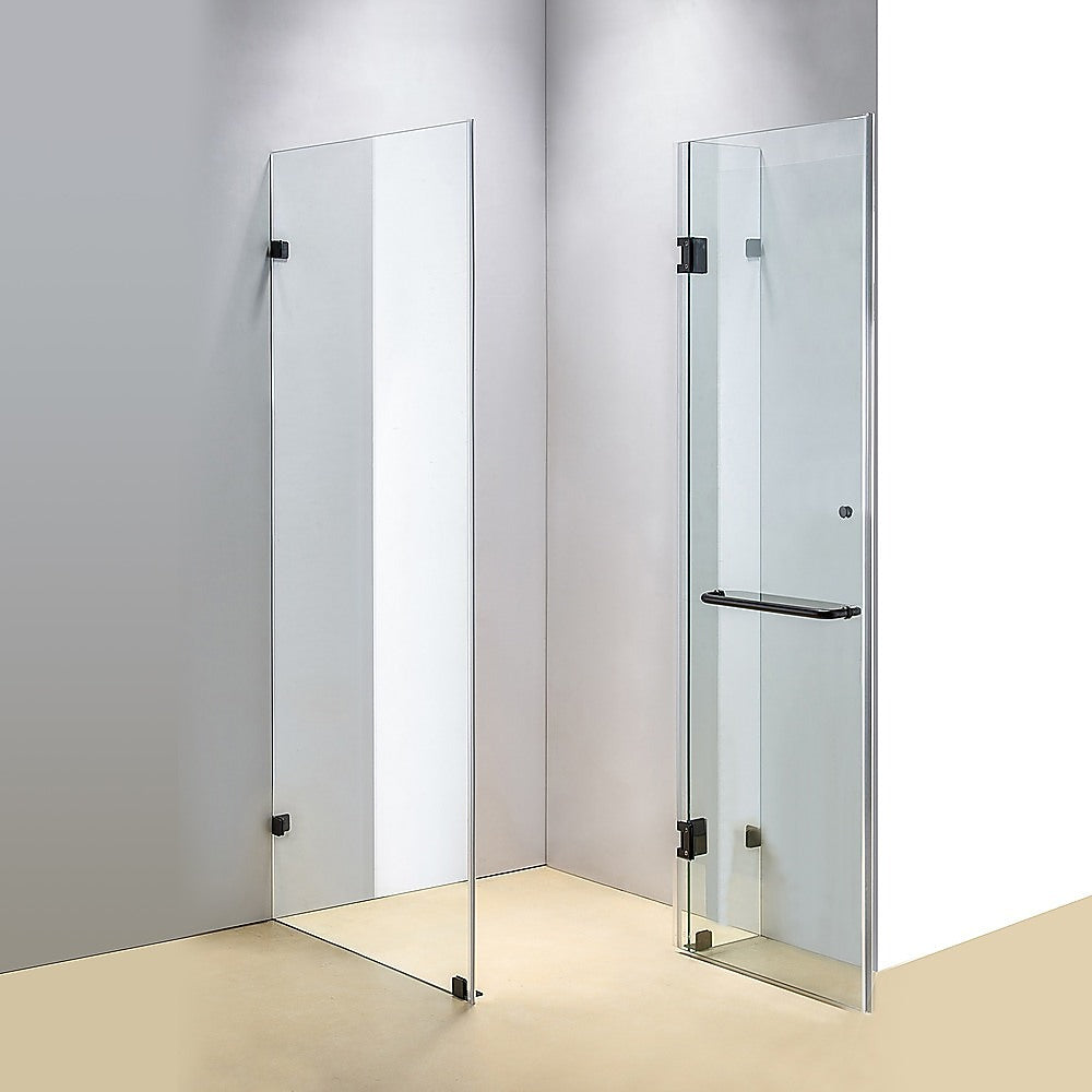 1100 x 800mm Frameless 10mm Glass Shower Screen By Della Francesca