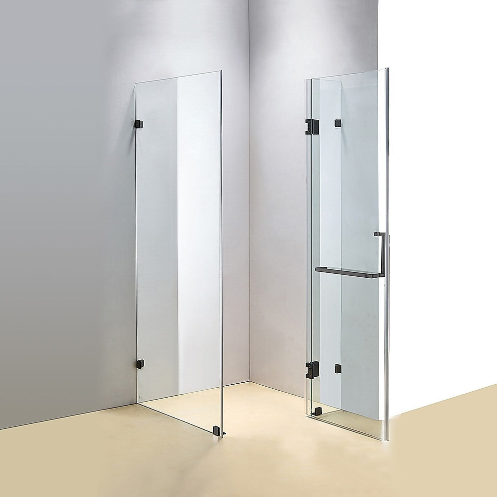 900 x 700mm Frameless 10mm Glass Shower Screen By Della Francesca