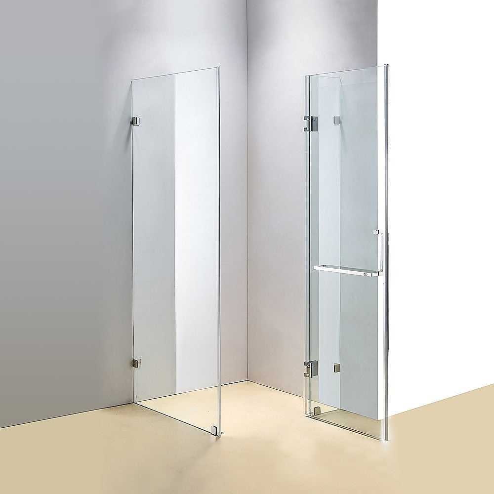 1000 x 900mm Frameless 10mm Glass Shower Screen By Della Francesca