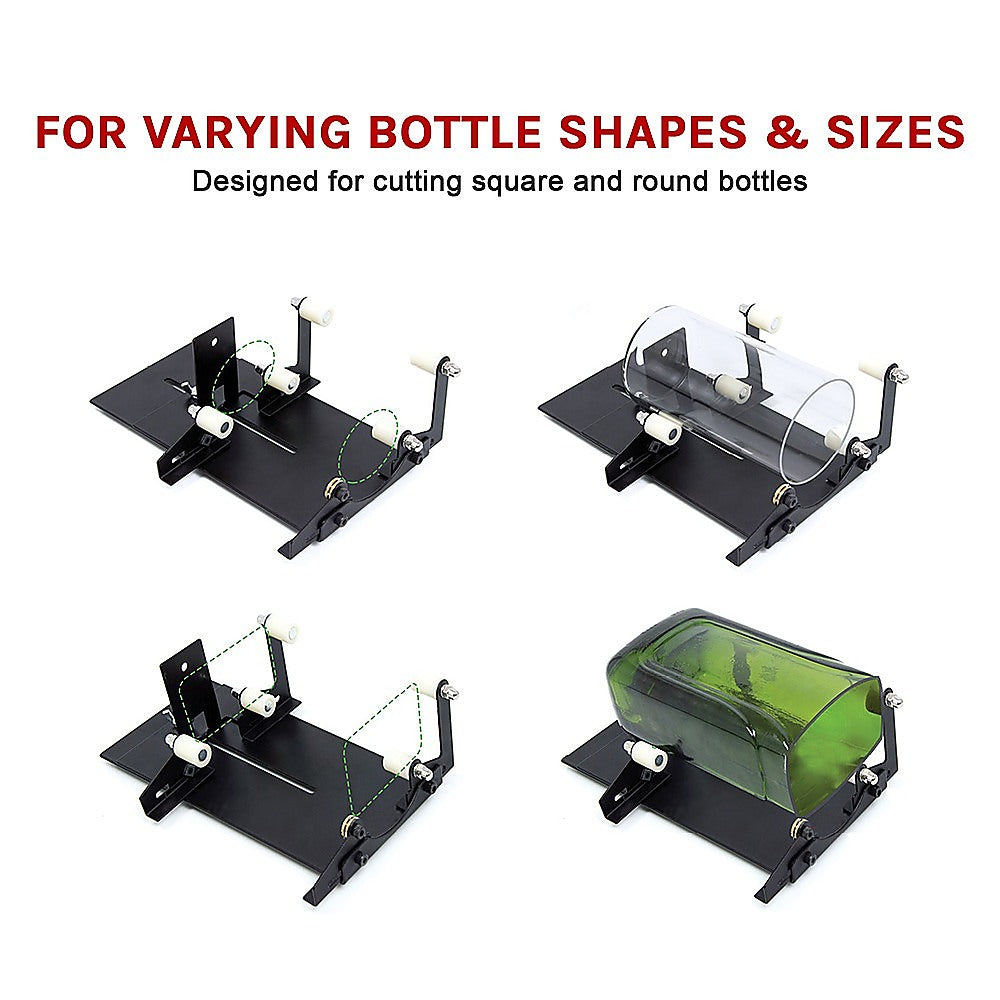 Glass Bottle Cutter Cutting Tool Upgrade Version Square & Round Bottle Cutter