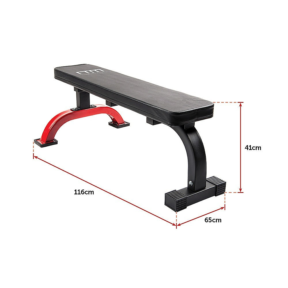 Fitness Flat Bench Weight Press Gym Home Strength Training Exercise